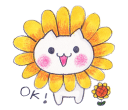 Summer cat cat sticker #5515769