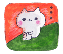 Summer cat cat sticker #5515771