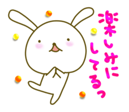 Rabbit of care, support, caring sticker. sticker #5515856