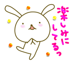 Rabbit of care, support, caring sticker. sticker #5515856