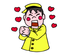 A ventriloquist's dummy. sticker #5516000