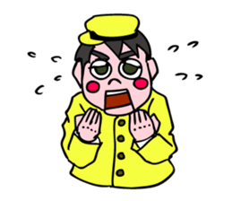 A ventriloquist's dummy. sticker #5516013