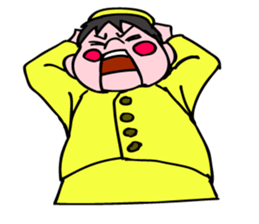 A ventriloquist's dummy. sticker #5516021