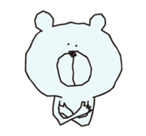 I'm a white bear vol.2 sticker #5516417