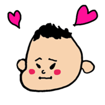 kotetsu and baby sticker #5516668