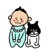kotetsu and baby sticker #5516678
