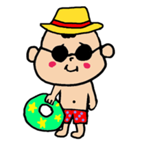 kotetsu and baby sticker #5516690