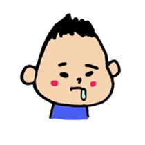 kotetsu and baby sticker #5516698