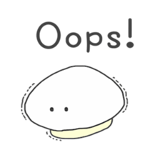 Back-channel feedback (Oops! sticker #5517310