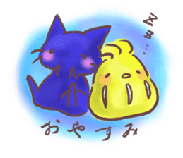 Piyodarusan and,sometimes,Neko. sticker #5518907