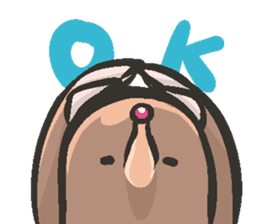 Horio the carefree mole, 21 years old sticker #5519348