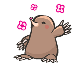 Horio the carefree mole, 21 years old sticker #5519351