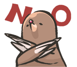 Horio the carefree mole, 21 years old sticker #5519352