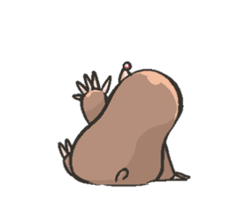 Horio the carefree mole, 21 years old sticker #5519357