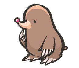 Horio the carefree mole, 21 years old sticker #5519360