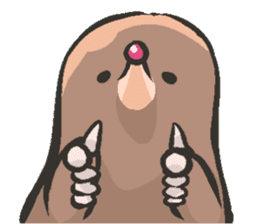 Horio the carefree mole, 21 years old sticker #5519362