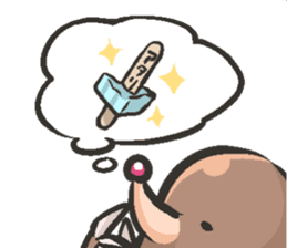 Horio the carefree mole, 21 years old sticker #5519364