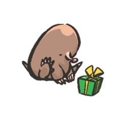 Horio the carefree mole, 21 years old sticker #5519373