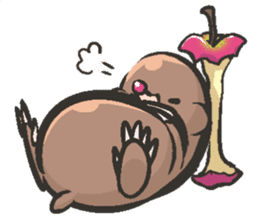 Horio the carefree mole, 21 years old sticker #5519374