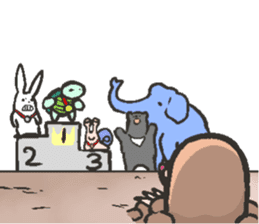 Horio the carefree mole, 21 years old sticker #5519376