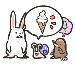 Horio the carefree mole, 21 years old sticker #5519379