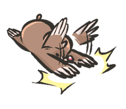 Horio the carefree mole, 21 years old sticker #5519380