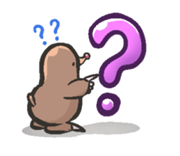 Horio the carefree mole, 21 years old sticker #5519381