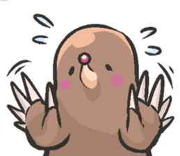 Horio the carefree mole, 21 years old sticker #5519387
