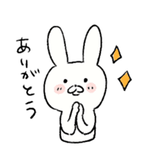 Comical rabbit! sticker #5519852