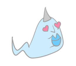 little blue ghost sticker #5521801