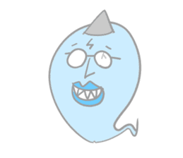 little blue ghost sticker #5521802