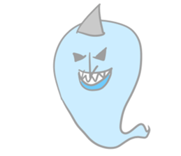 little blue ghost sticker #5521807