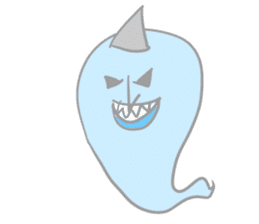 little blue ghost sticker #5521807