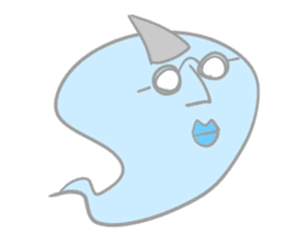 little blue ghost sticker #5521817