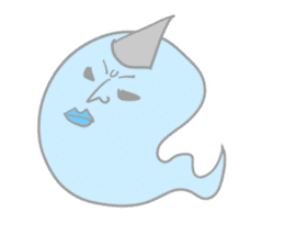 little blue ghost sticker #5521821