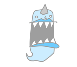 little blue ghost sticker #5521833
