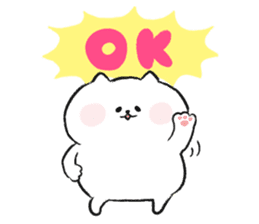 Marshmallow Cat - Mocchiri Neko - sticker #5521998