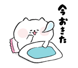 Marshmallow Cat - Mocchiri Neko - sticker #5522005