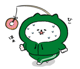Marshmallow Cat - Mocchiri Neko - sticker #5522021