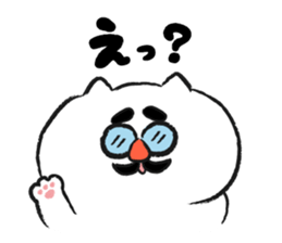 Marshmallow Cat - Mocchiri Neko - sticker #5522030