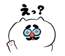 Marshmallow Cat - Mocchiri Neko - sticker #5522030
