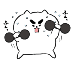 Marshmallow Cat - Mocchiri Neko - sticker #5522031