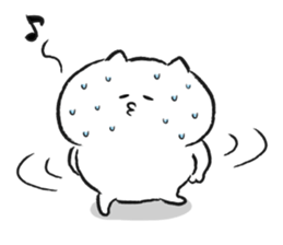 Marshmallow Cat - Mocchiri Neko - sticker #5522034