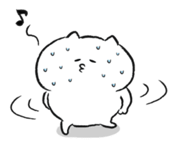 Marshmallow Cat - Mocchiri Neko - sticker #5522034