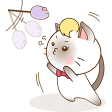 Suki, the girly siamese kitten sticker #5523277