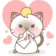 Suki, the girly siamese kitten sticker #5523281