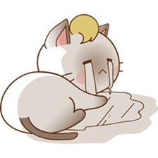 Suki, the girly siamese kitten sticker #5523290