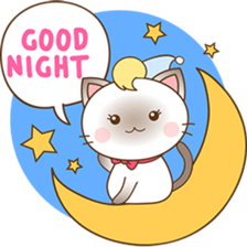 Suki, the girly siamese kitten sticker #5523309