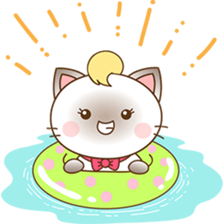 Suki, the girly siamese kitten sticker #5523314