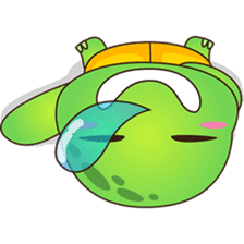 Pura, the funny turtle, version 4 sticker #5523402